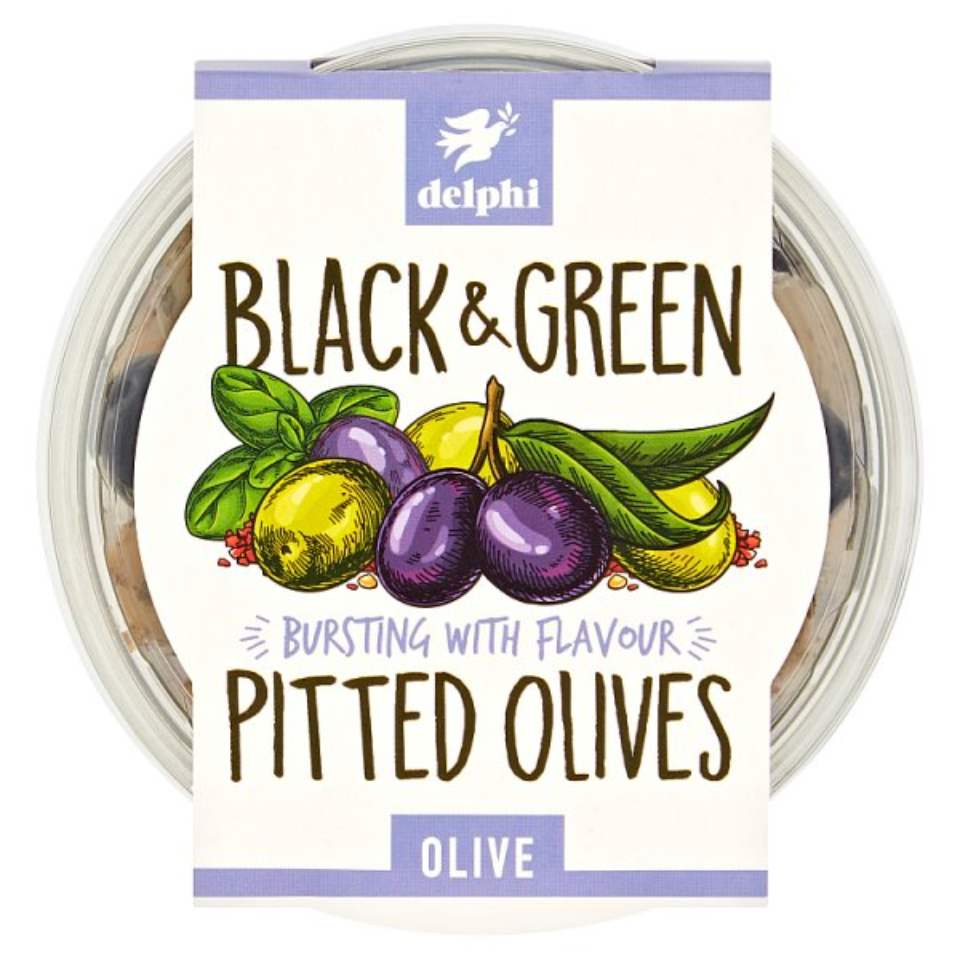 Black & Green Olives 160g