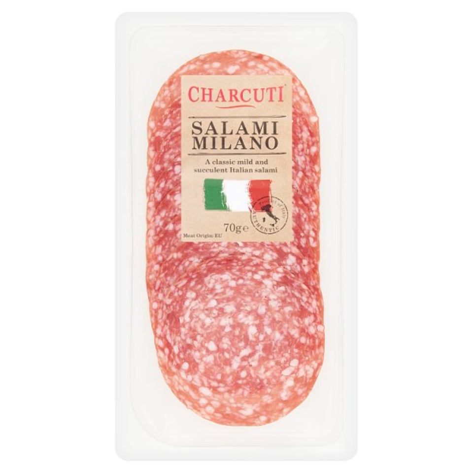 Charcuterie Sliced Salami Milano 70g