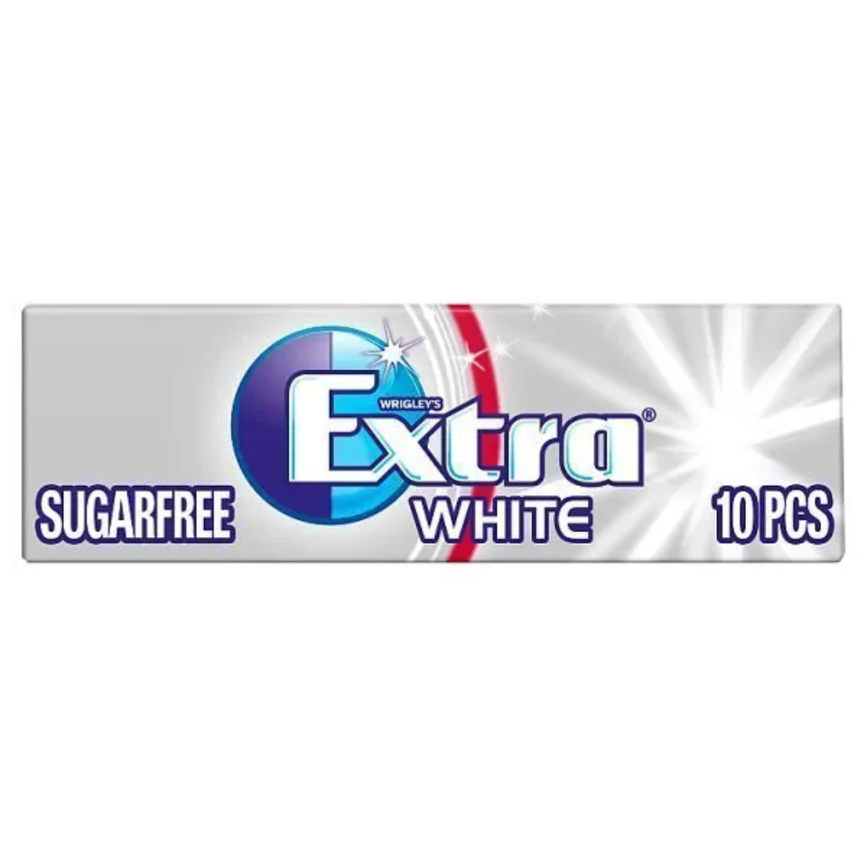 Wrigley's Extra Ice White Micro Granules Sugar Free 10 Pack