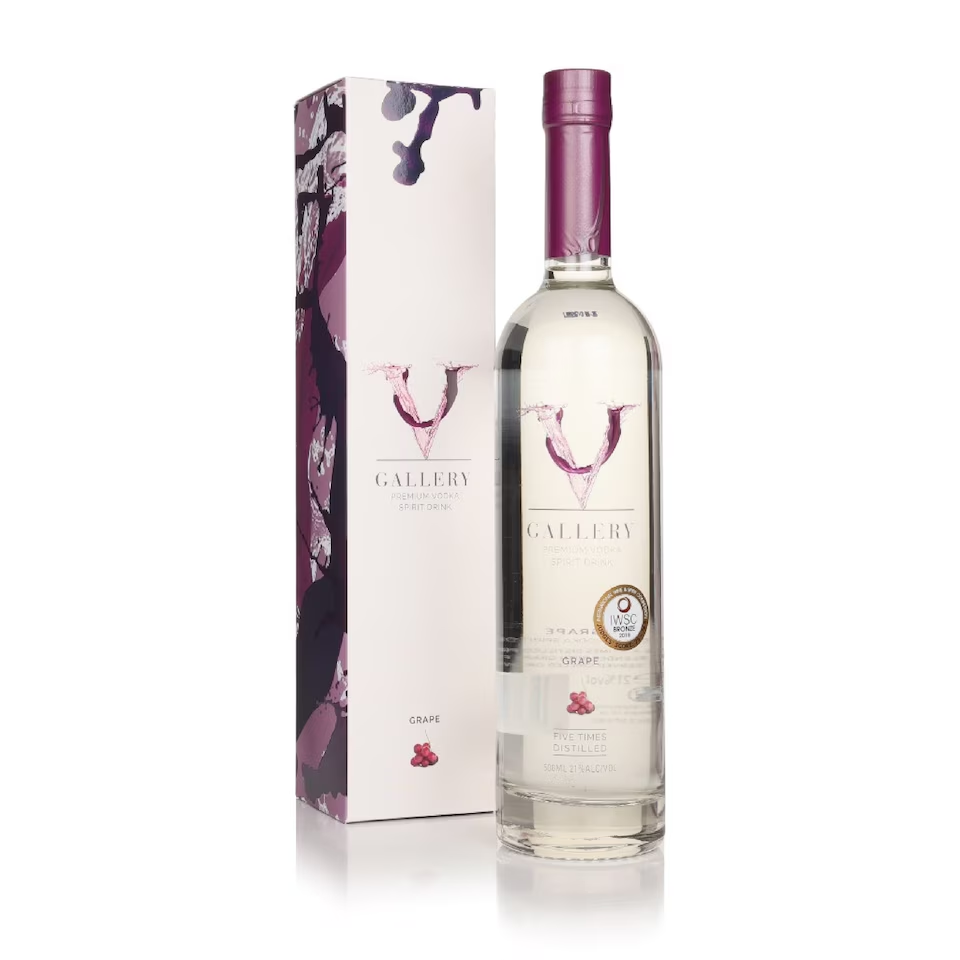 V Gallery Grape Vodka 70cl