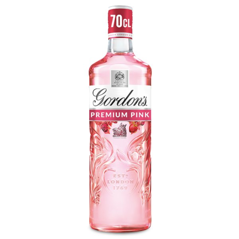 Gordon's Premium Pink Gin Based Flavoured Spirit Drink 35% vol 70cl