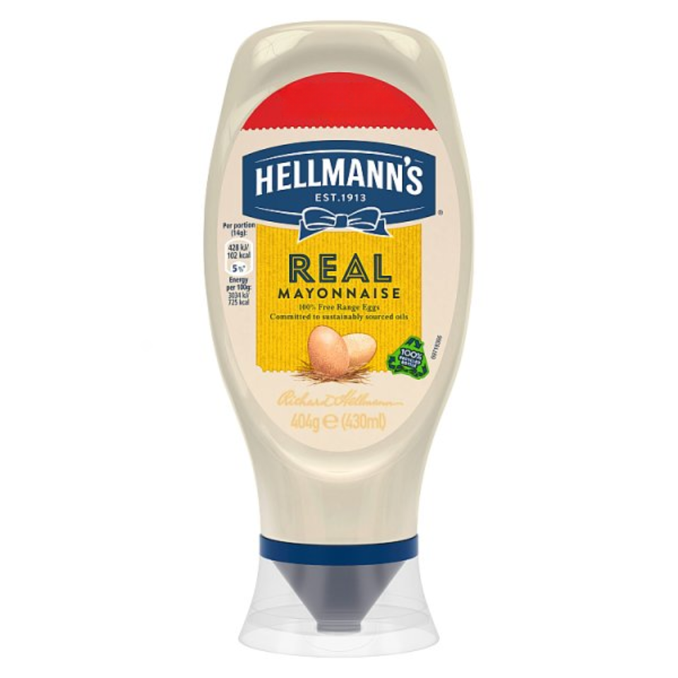 Hellmann's Real Mayonnaise Squeezy 430ml