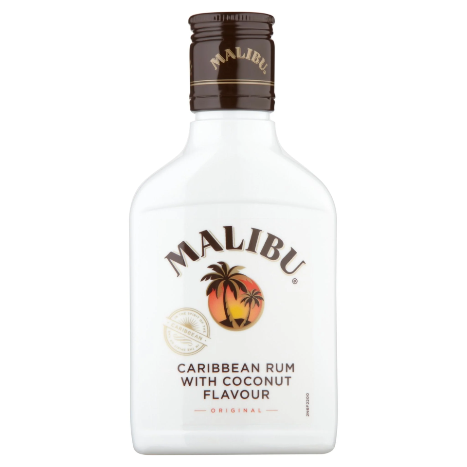 Malibu Original Caribbean White Rum with Coconut Flavour 20cl