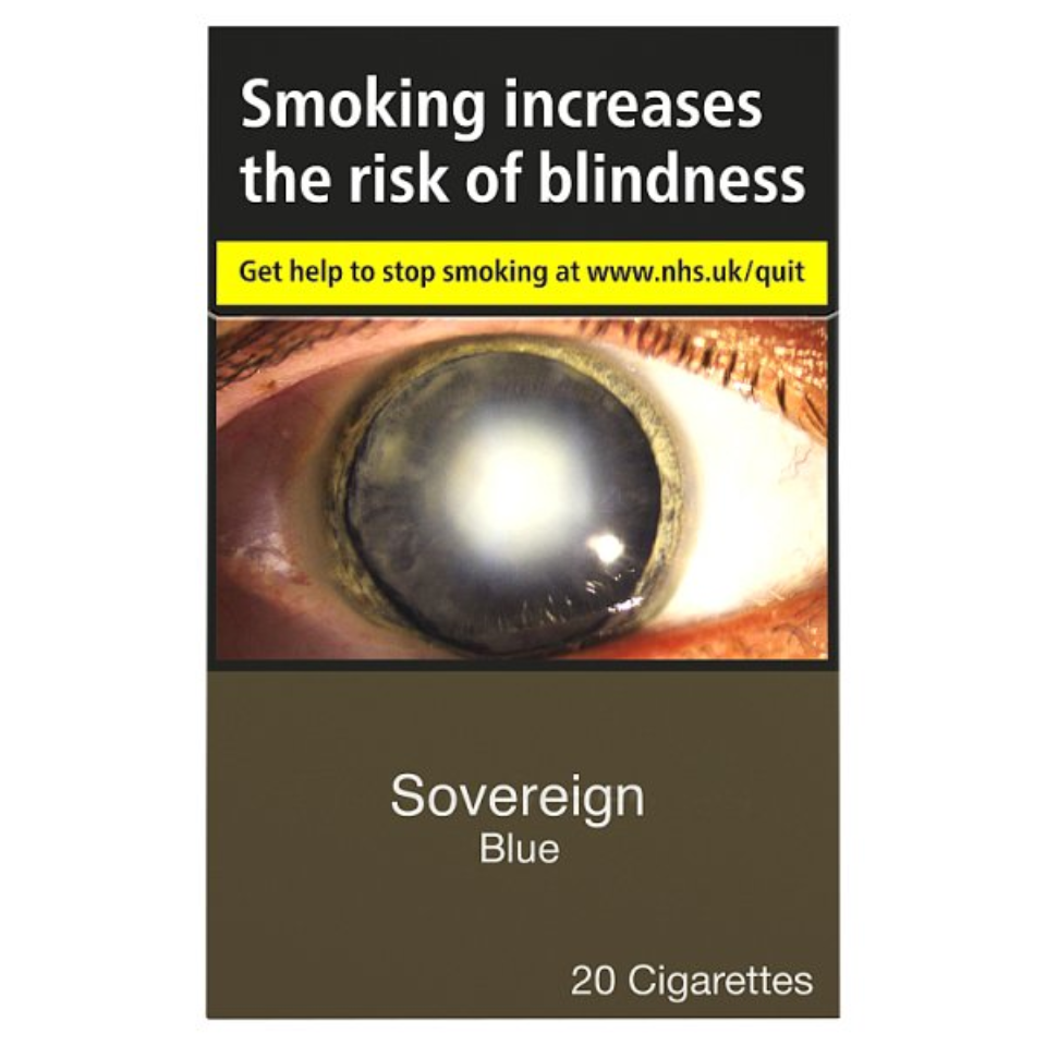 Sovereign King Size Blue 20 Pack