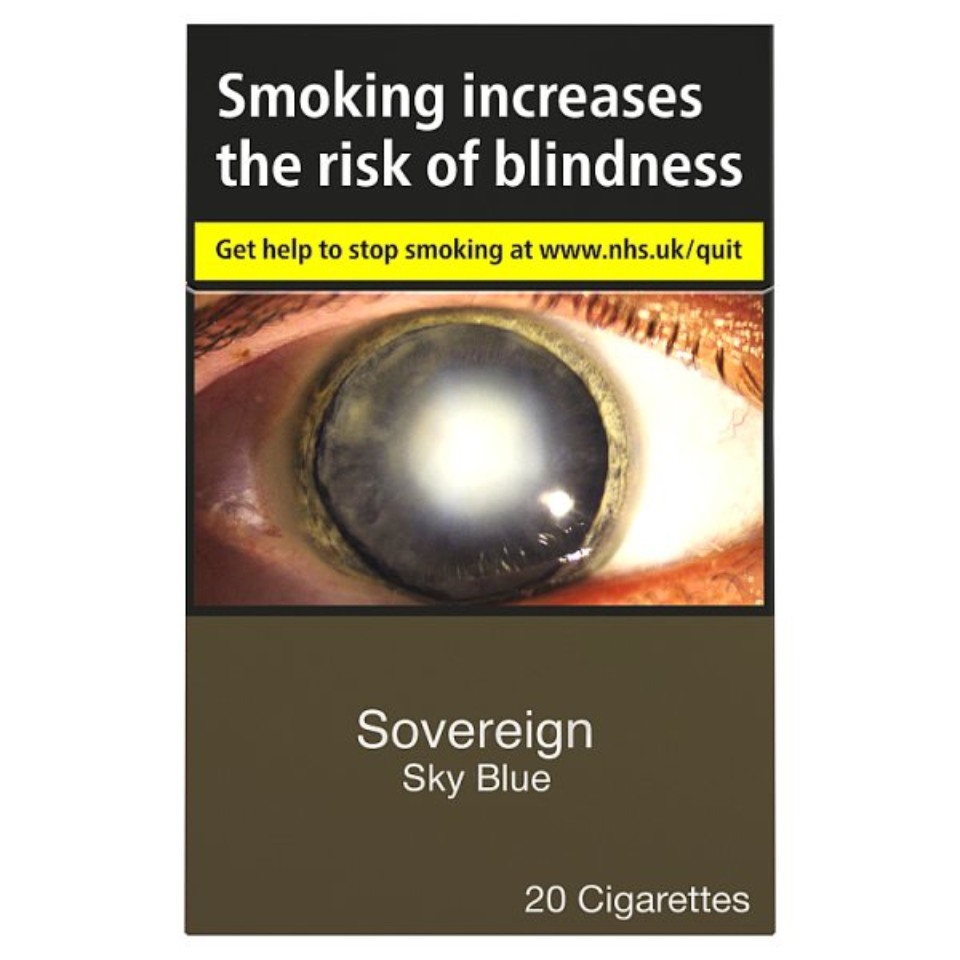 Sovereign King Size Sky Blue 20 Pack