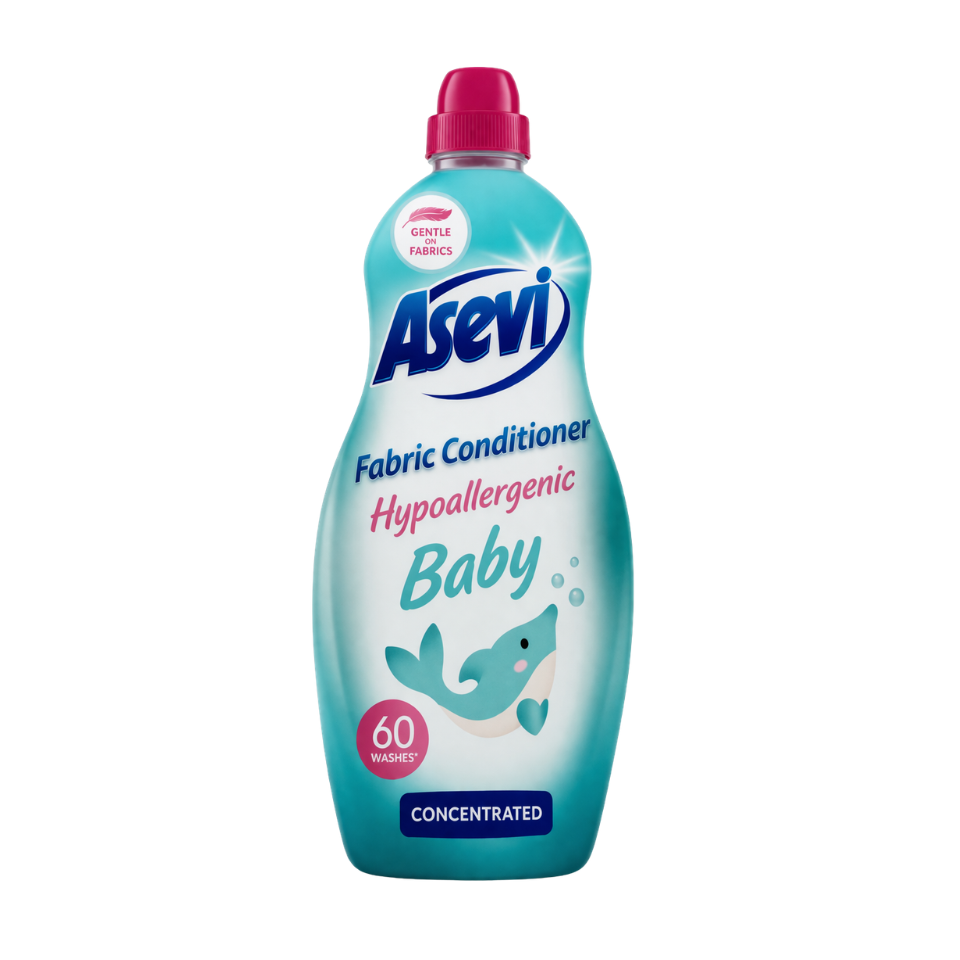Asevi Baby Hypoallergenic Fabric Conditioner 1380ml 60 Washes