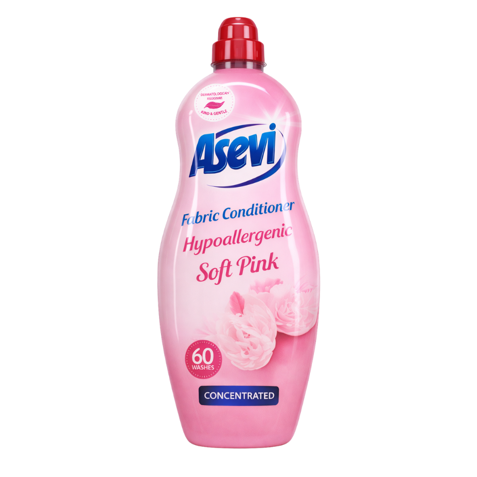 Asevi Soft Pink Hypoallergenic Softener 1.5L