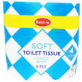 Best In Soft Toilet Tissue White 4 Roll