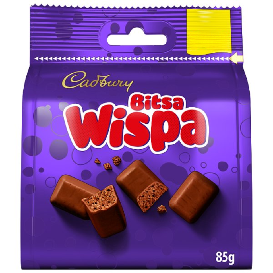 Cadbury Bitsa Wispa Chocolate Bag 85 g