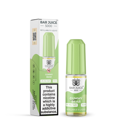 Bar Juice 5000 Gummy Bear Nic Salt 10ml - Vapesdirect