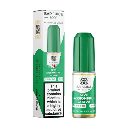 Bar Juice 5000 Kiwi Passionfruit Guava Nic Salt 10ml - Vapesdirect