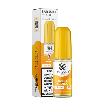 Bar Juice 5000 Triple Mango Nic Salt 10ml - Vapesdirect