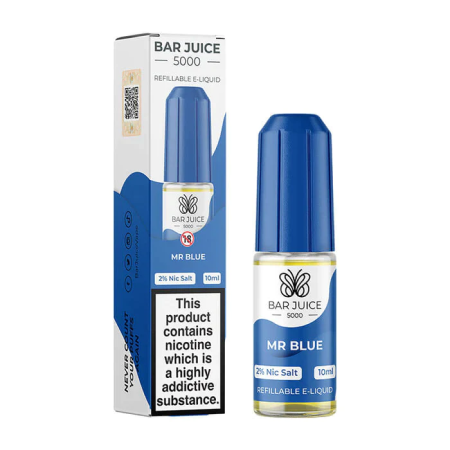 Bar Juice 5000 Mr Blue Nic Salt 10ml - Vapesdirect
