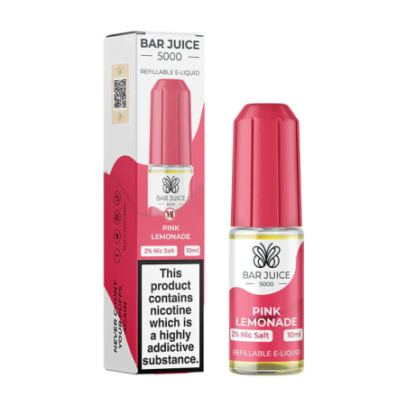 Bar Juice 5000 Pink Lemonade Nic Salt 10ml - Vapesdirect