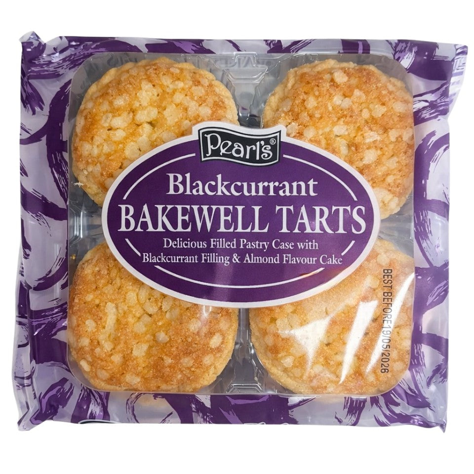 Pearls Blackcurrant Bakewell Tarts