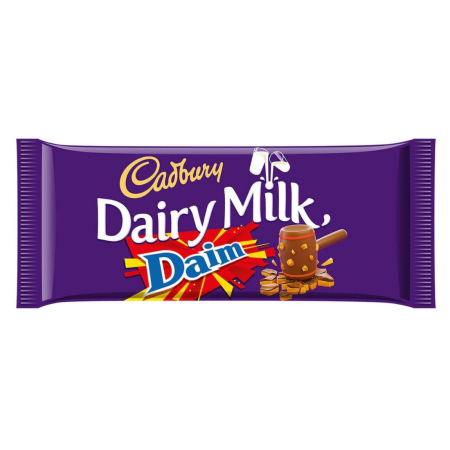Cadbury Dairy Milk Daim Chocolate Bar 95g