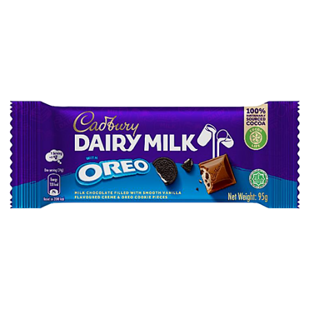 Cadbury Dairy Milk Oreo Bar 95g