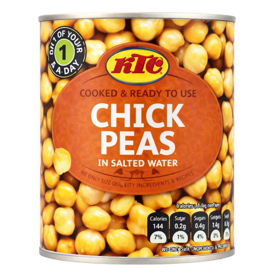 KTC Chick Peas in Salted Water 400g