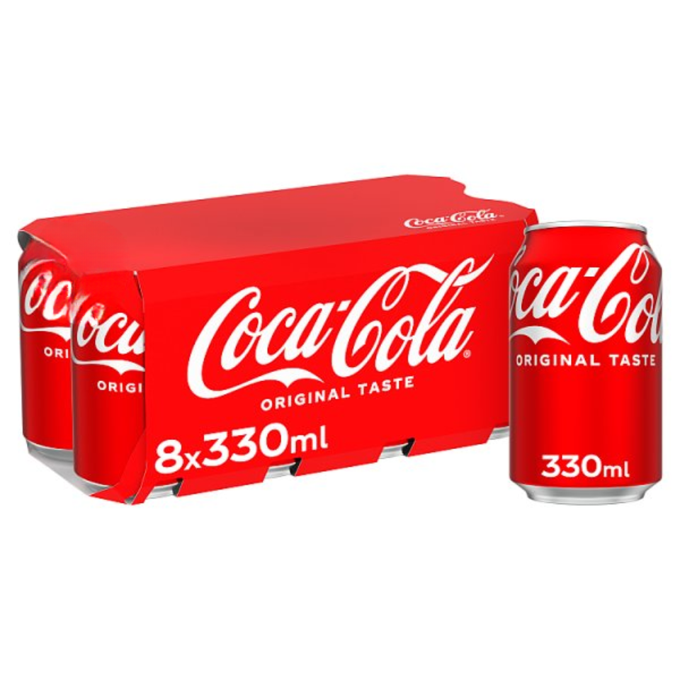 Coca-Cola Original Taste 8 x 330ml