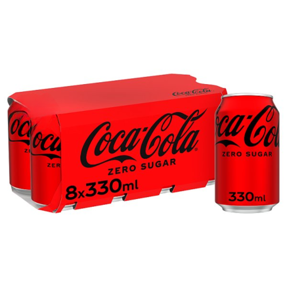 Coca-Cola Zero Sugar 8 x 330ml