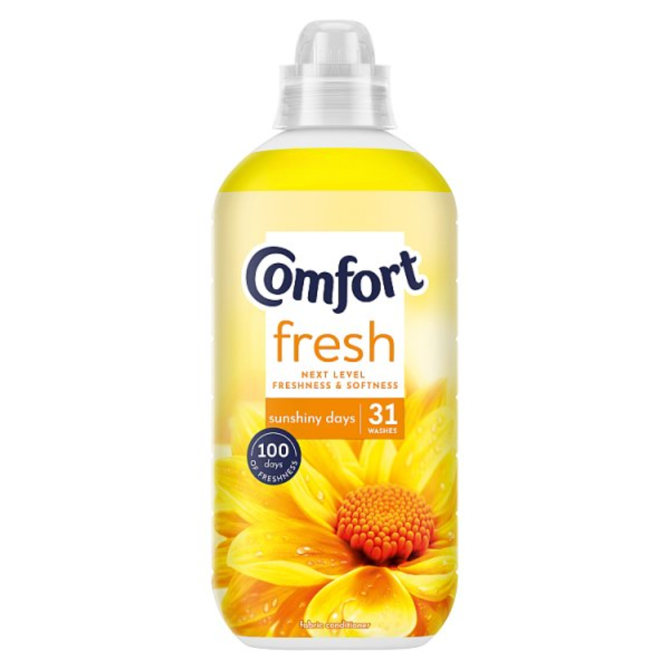 Comfort Fresh Fabric Conditioner Sunshiny Days 31 Washes 930ml
