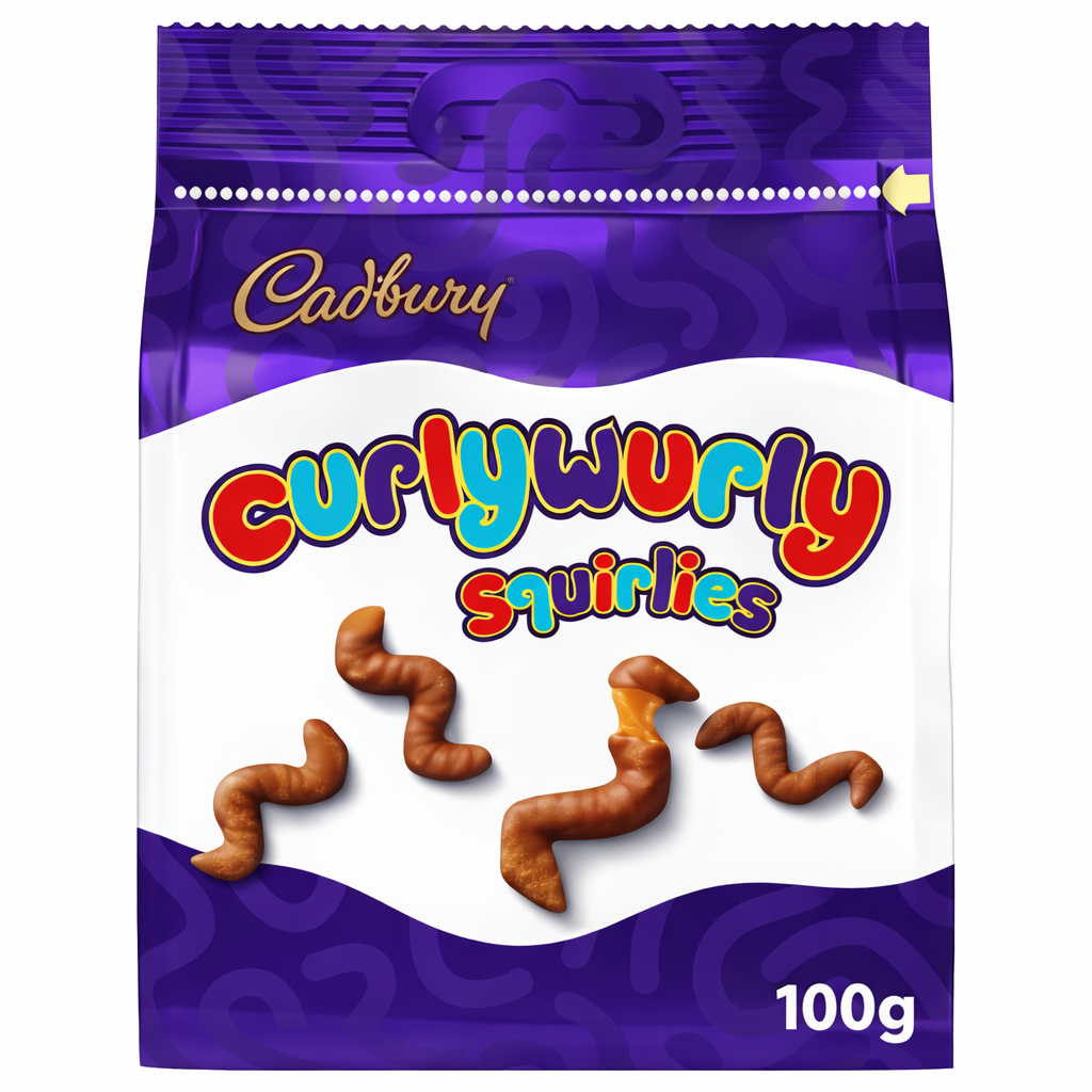 Curly Wurly Squirlies Chocolate Bag 100g