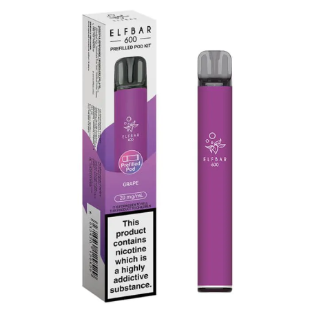 Elf Bar 600 Prefilled Pod Kit - Vapesdirect