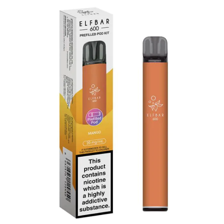 Elf Bar 600 Prefilled Pod Kit - Vapesdirect