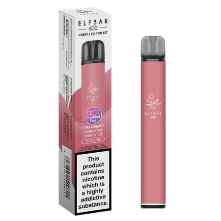 Elf Bar 600 Prefilled Pod Kit - Vapesdirect