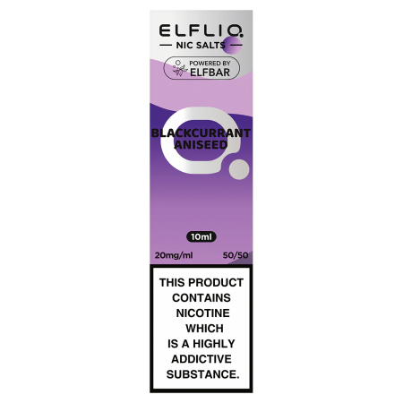 ElfLiq ELiquid By Elf Bar 10ml Blackcurrant Aniseed - Vapesdirect