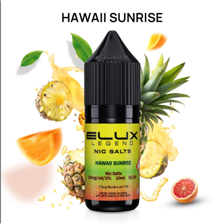 Elux Legend Hawaii Sunrise Nic Salt 10ml - Vapesdirect