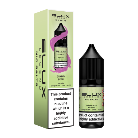 Elux Legend Gummy Bear Nic Salt 10ml - Vapesdirect