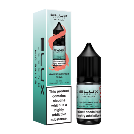 Elux Legend Kiwi Passionfruit Guava Nic Salt 10ml - Vapesdirect