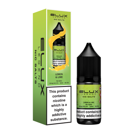 Elux Legend Lemon and Lime Nic Salt 10ml - Vapesdirect