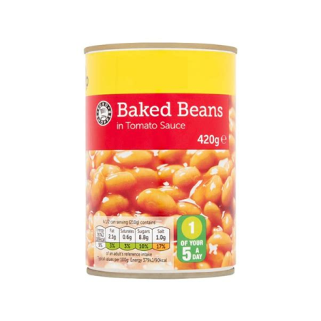 Euro Shopper Baked Beans in Tomato Sauce 420g
