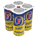 Fosters Proper Lager Shandy Beer 3% ABV 4x440ml