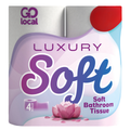 Go Local White Toilet Tissue 4 Roll