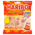 HARIBO Happy Cola Zing Fizzy & Jelly Sweets Sharing Bag 140g