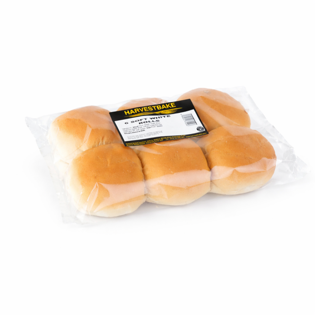 Harvestbake 6 Soft White Rolls