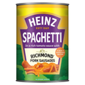 Heinz Spaghetti Richmond Pork Sausages 400g