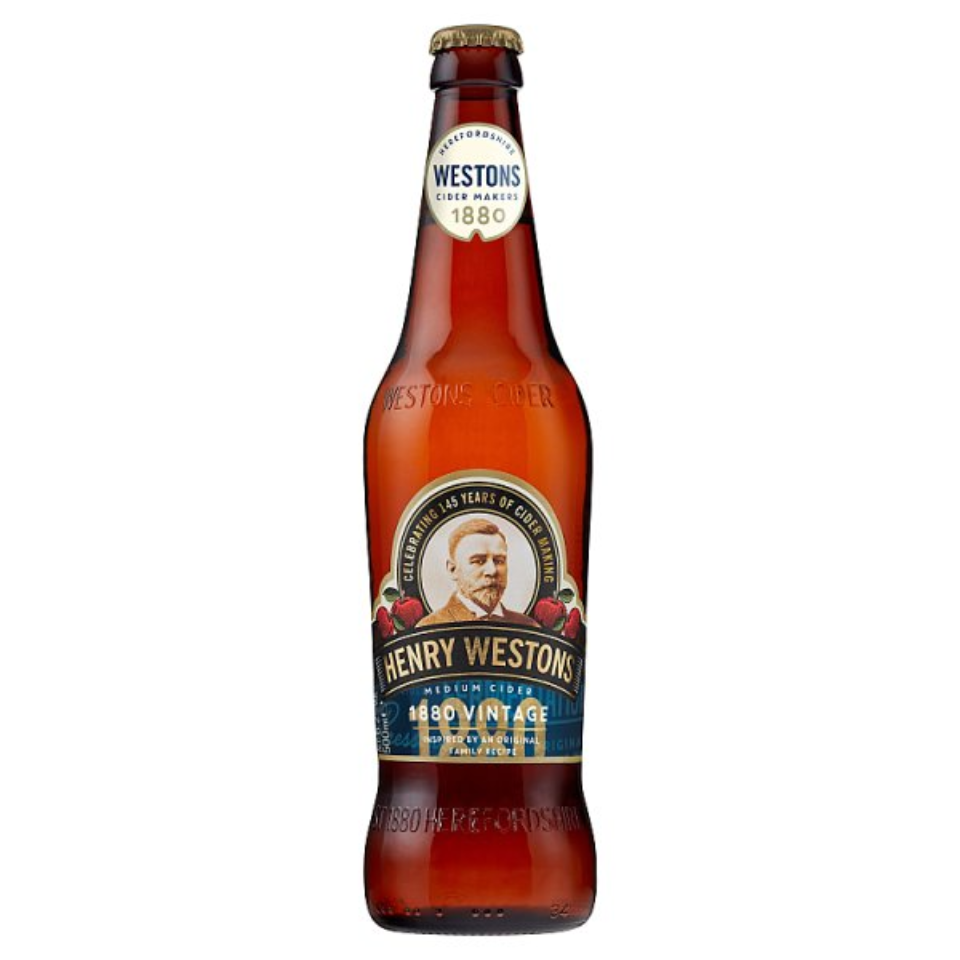 Henry Westons 1880 Vintage Medium Cider 500ml