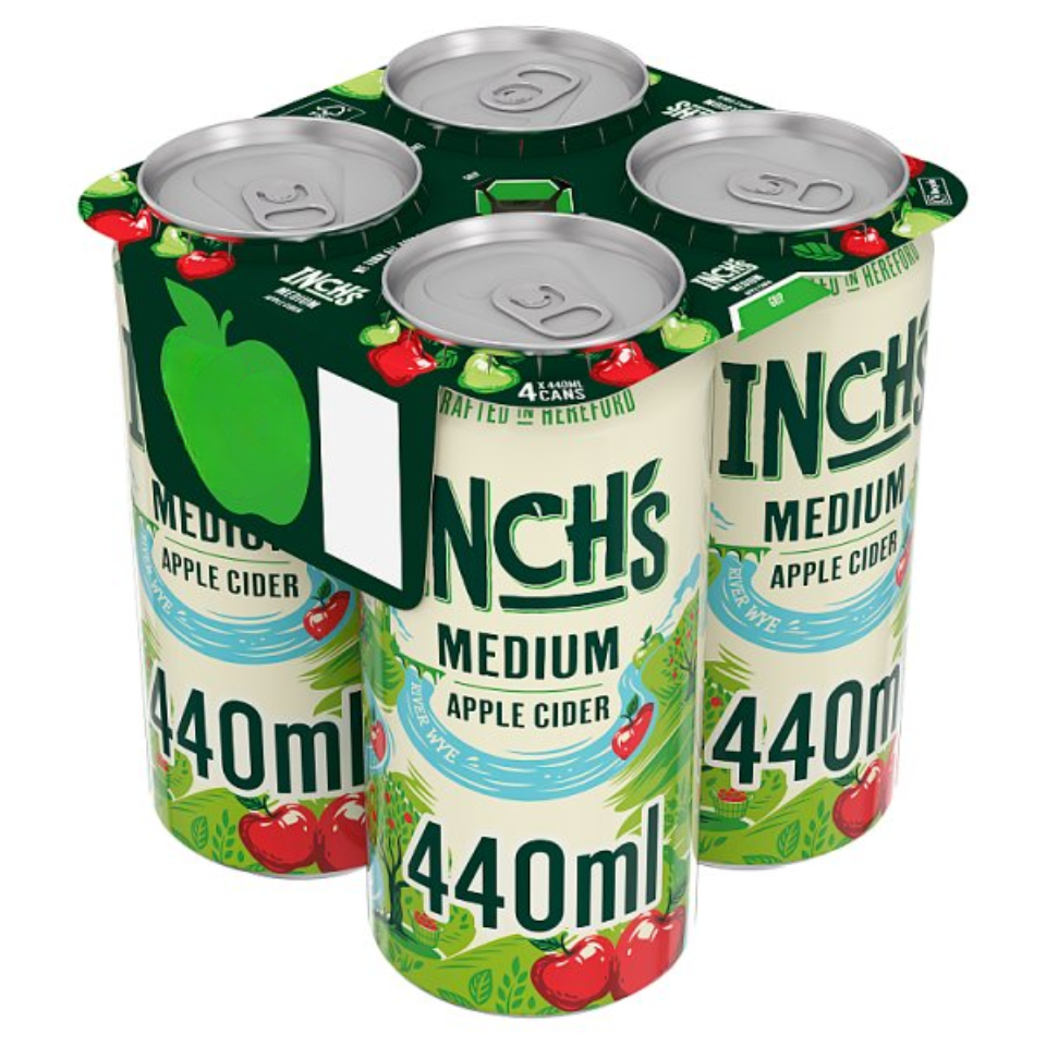 Inch's Medium Apple Cider 4 x 440 ml