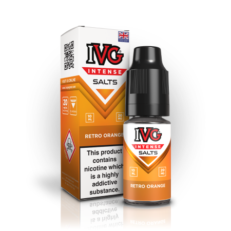 Retro Orange Nic Salt by IVG Intense – 10ml E-Liquid - Vapesdirect