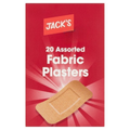 Jack's 20 Assorted Fabric Plasters