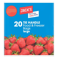 Jacks Large Food & Freezer Bags 20 Pack