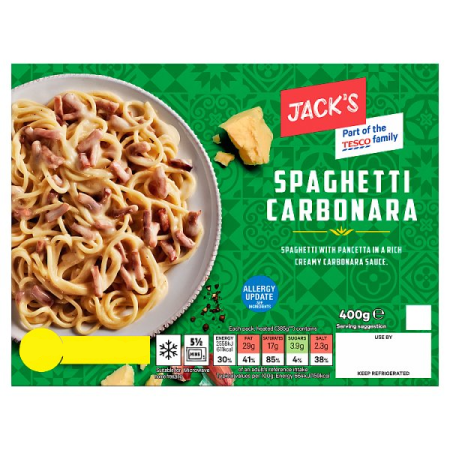 Jacks Spaghetti Carbonara 400g