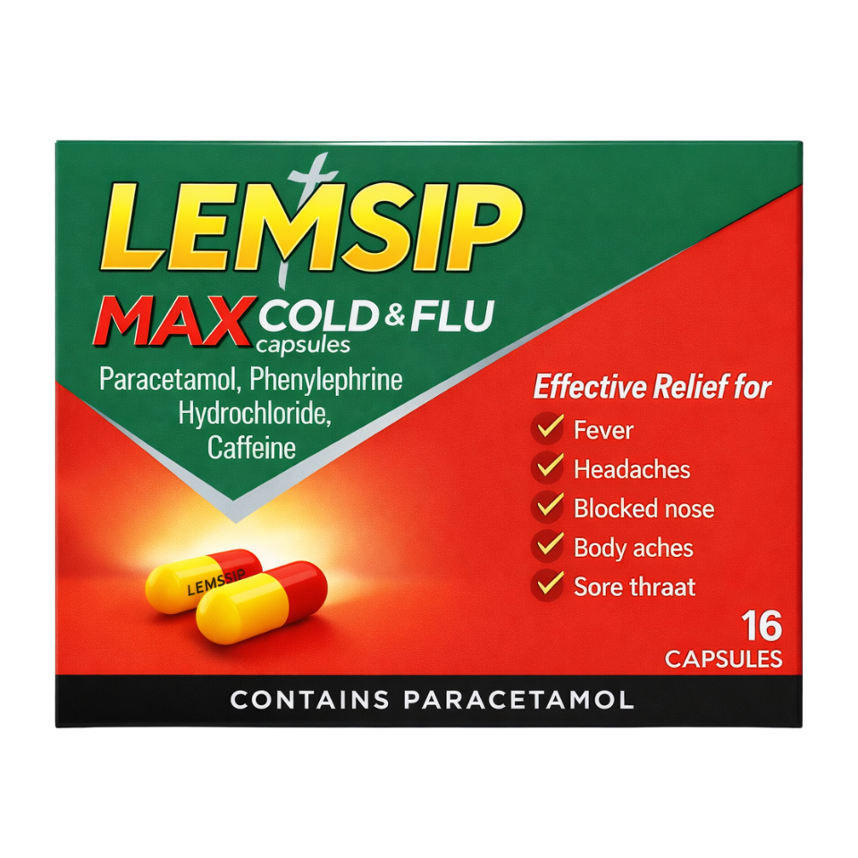 Lemsip Max Strength Cold & Flu Capsules