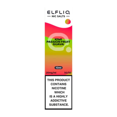 ElfLiq ELiquid By Elf Bar 10ml Kiwi Passionfruit Guava - Vapesdirect