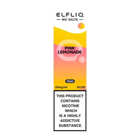 ElfLiq ELiquid By Elf Bar 10ml Pink Lemonade - Vapesdirect