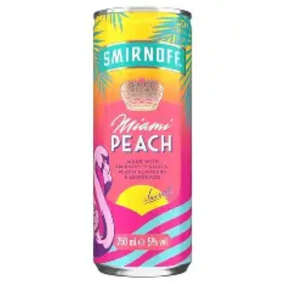 Smirnoff Miami Peach Premix 250ml